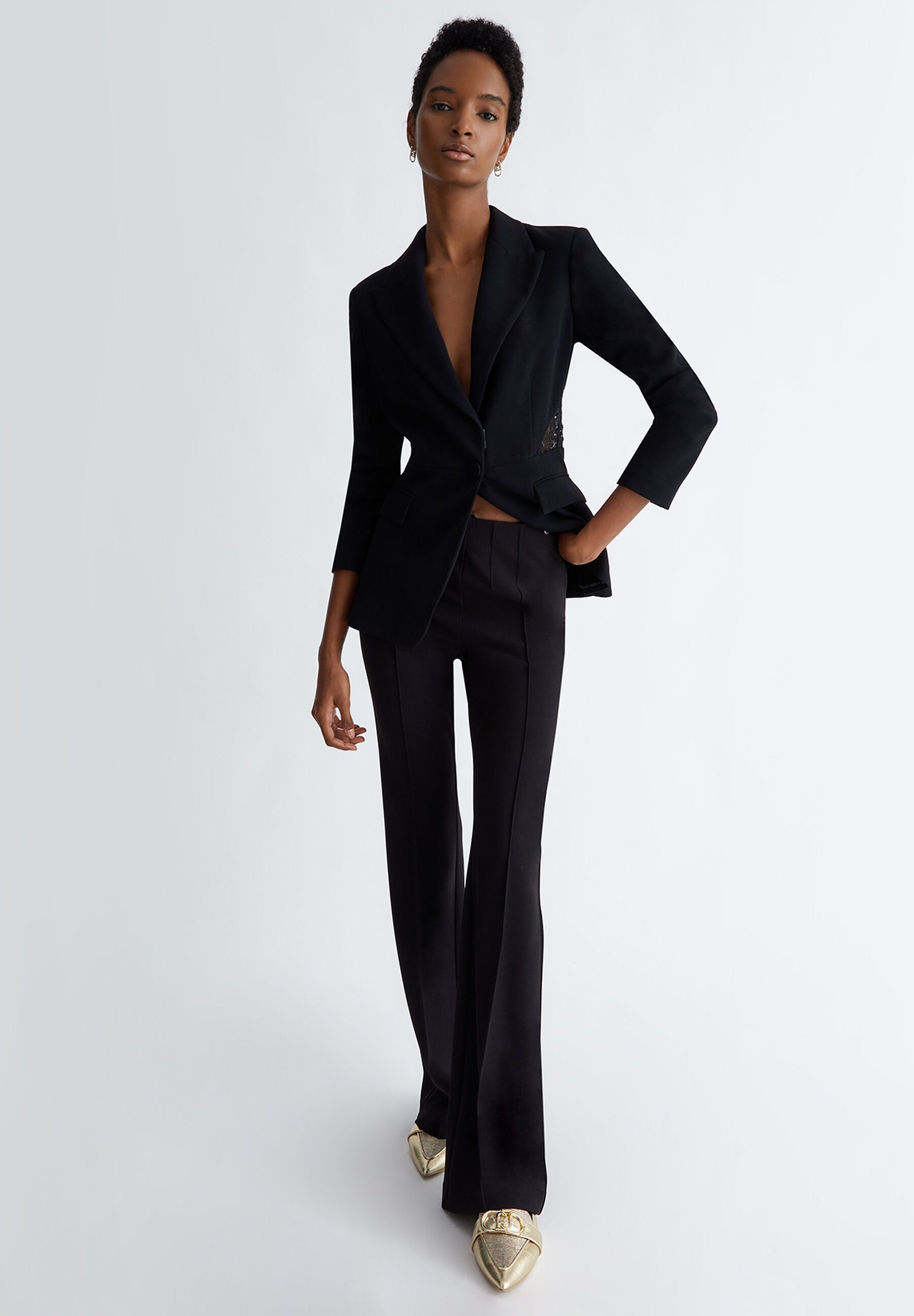 アウターその他 LIU JO Woman Blazer Black CA4045J1930 22222 Liu Joアウトレット：ジャケット レディース - ブラック