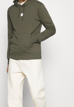 Felpa con cappuccio - olive