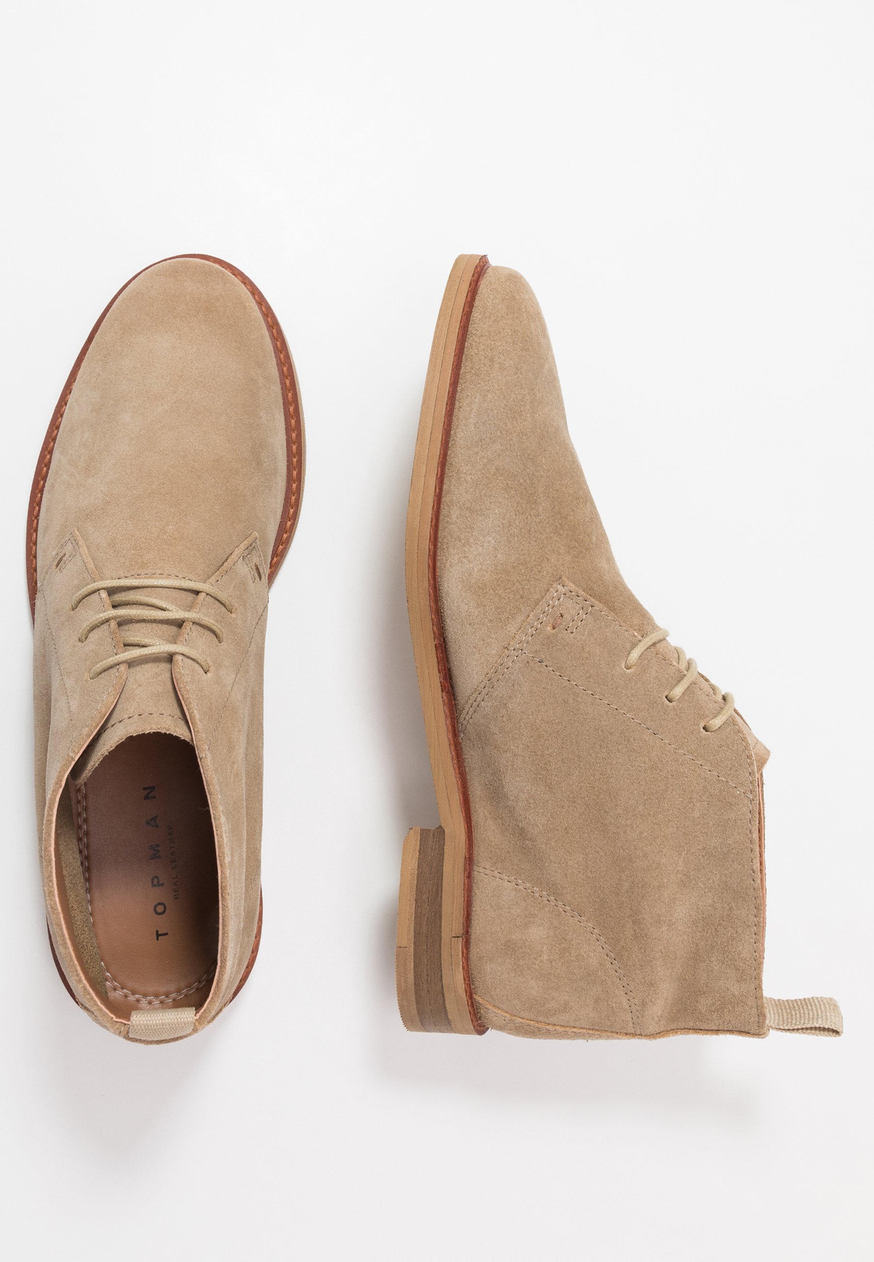CALVIN CHUKKA Sportiga snörskor stone CALVIN CHUKKA Sportiga snörskor stone