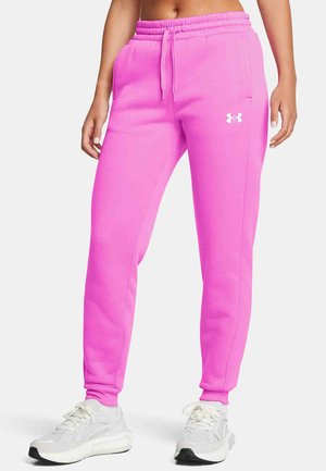 Under Armour JOGGER - Pantalon de survêtement - vivid magenta