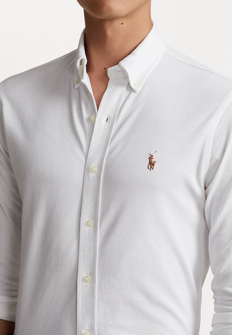 Polo Ralph Lauren KNIT OXFORD SHIRT - Hemd - white/weiß - Zalando.de