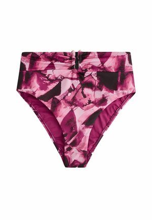 HIGH WAIST ITALIAN  - Bikini bottoms - pink camouflage