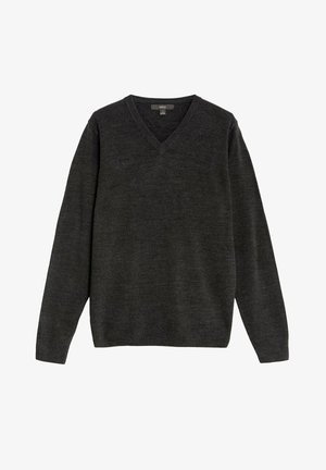 Marks & Spencer CASHMILON V-NECK - Pullover - charcoal
