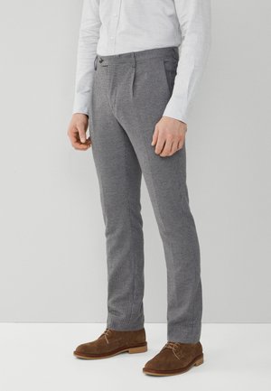 Hackett London HNDSTOOTH PLTD - Pantalones chinos - grey