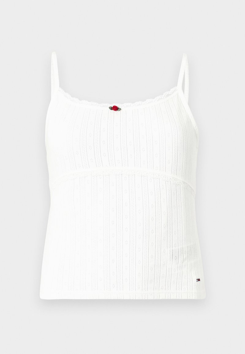 Tommy Jeans Top crème Tommy Jeans Top crème