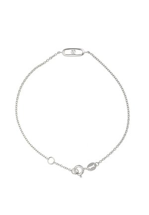 TOGETHER ADJUSTABLE 3 MM FINE SILVER 925/1000 - Bracelet - argentée couleur