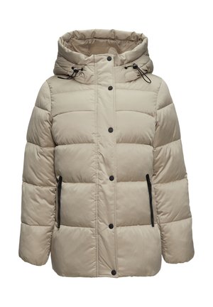s.Oliver PUFFER OPTIK - Veste d'hiver - helles beige