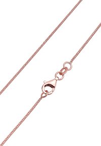 Rose gold k�ædedesign med en fin, struktureret overflade og en luksusklipslukning, der fremhæver dens elegante og delikate udseende.