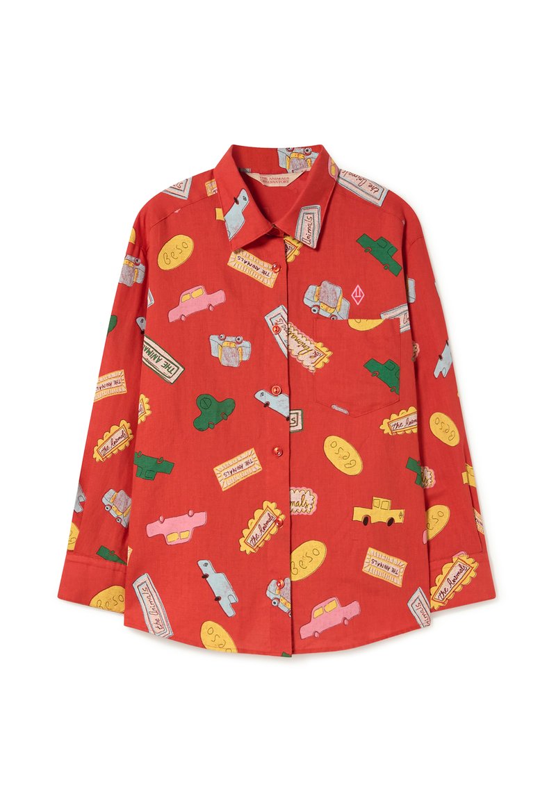 THE ANIMALS OBSERVATORY Overhemd rood