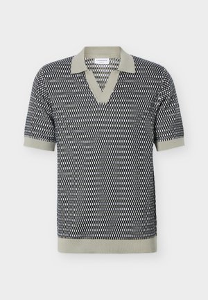 Lindbergh, V NECK - Polo - dusty olive