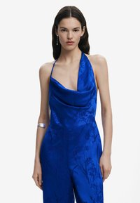 Desigual ASYMMETRIC WIDE LEG FLUID - Kombinezon - blue