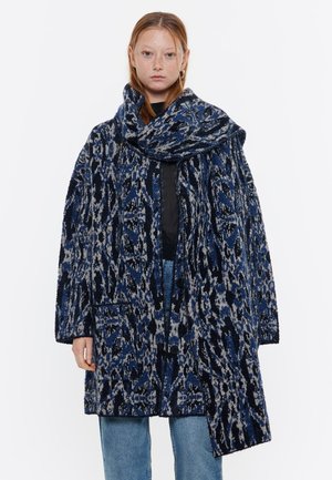 SET - Chaqueta de punto - plumancha azul marino