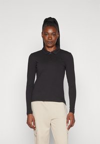 Champion ICONS LONG SLEEVE - Hosszú ujjú felső - black