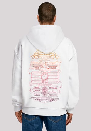 HARRY POTTER HOGWARTS SCHOOL LIST - Felpa con cappuccio - white