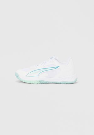 ACCELERATE PRO 4 W GAME ON - Sapatilhas de andebol - white/baltic sea/blue fresh water