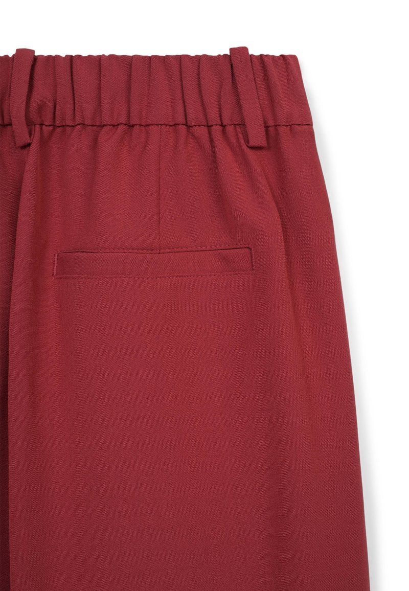 Calliope CON PINCES Pantaloni rosso scuro