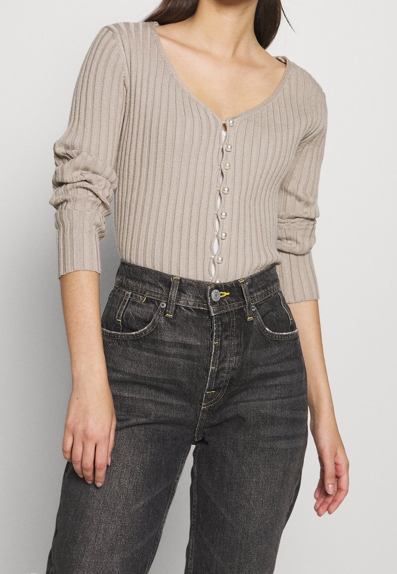 NA-KD Cardigan - beige