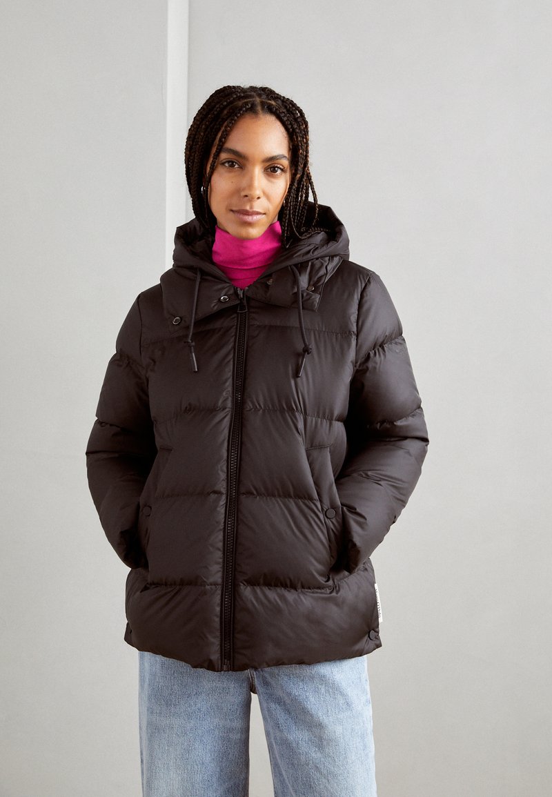 Marc O'Polo FIXED HOOD WITH OUTER COLLAR SIDE SLITS WELT POCKET Down