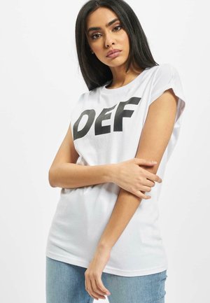 DEF SIZZA  - T-Shirt print - white