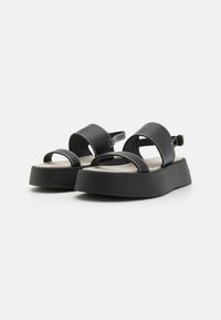 Armani Exchange Platvormsandaalid - black