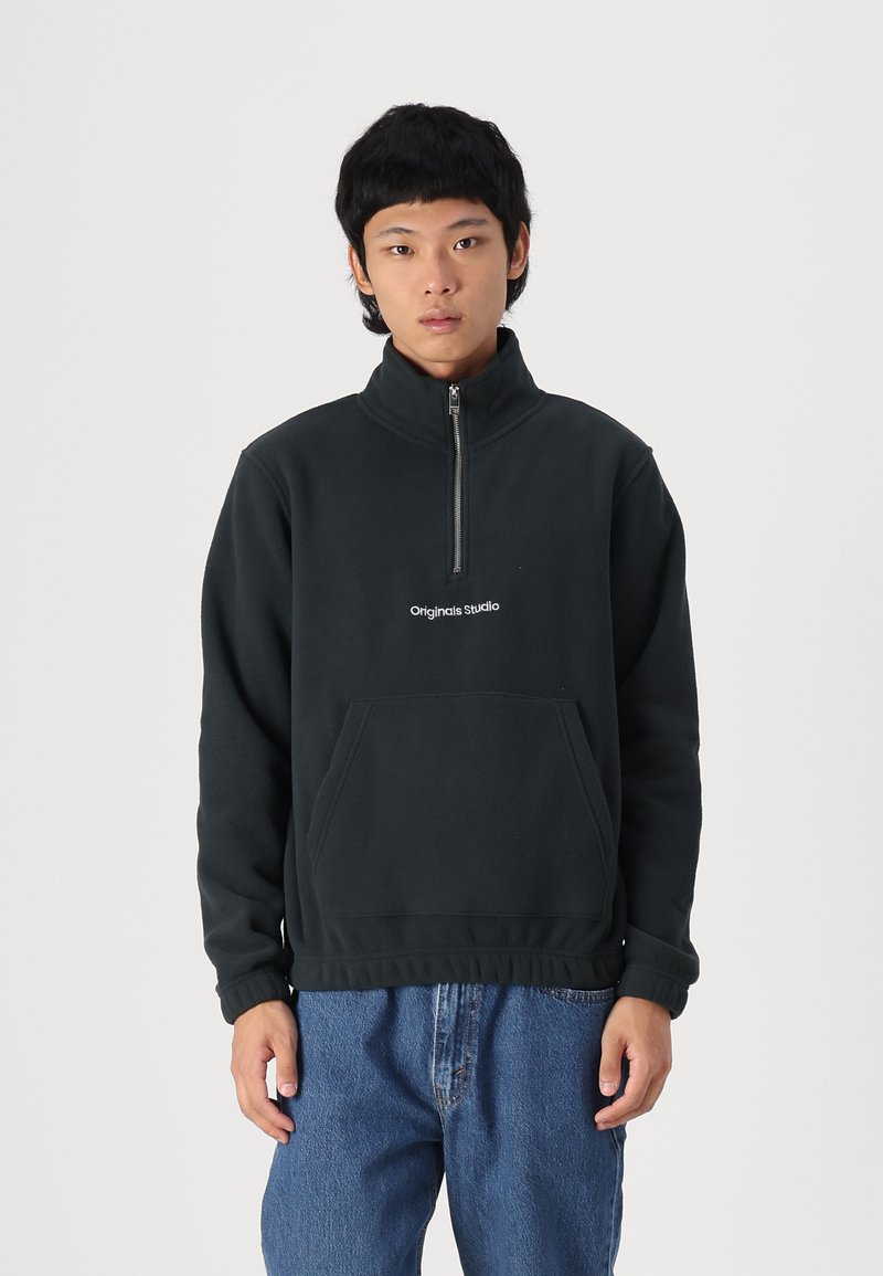 Jack & Jones JORVESTERBRO QUARTER ZIP - Fleece jumper - forest river