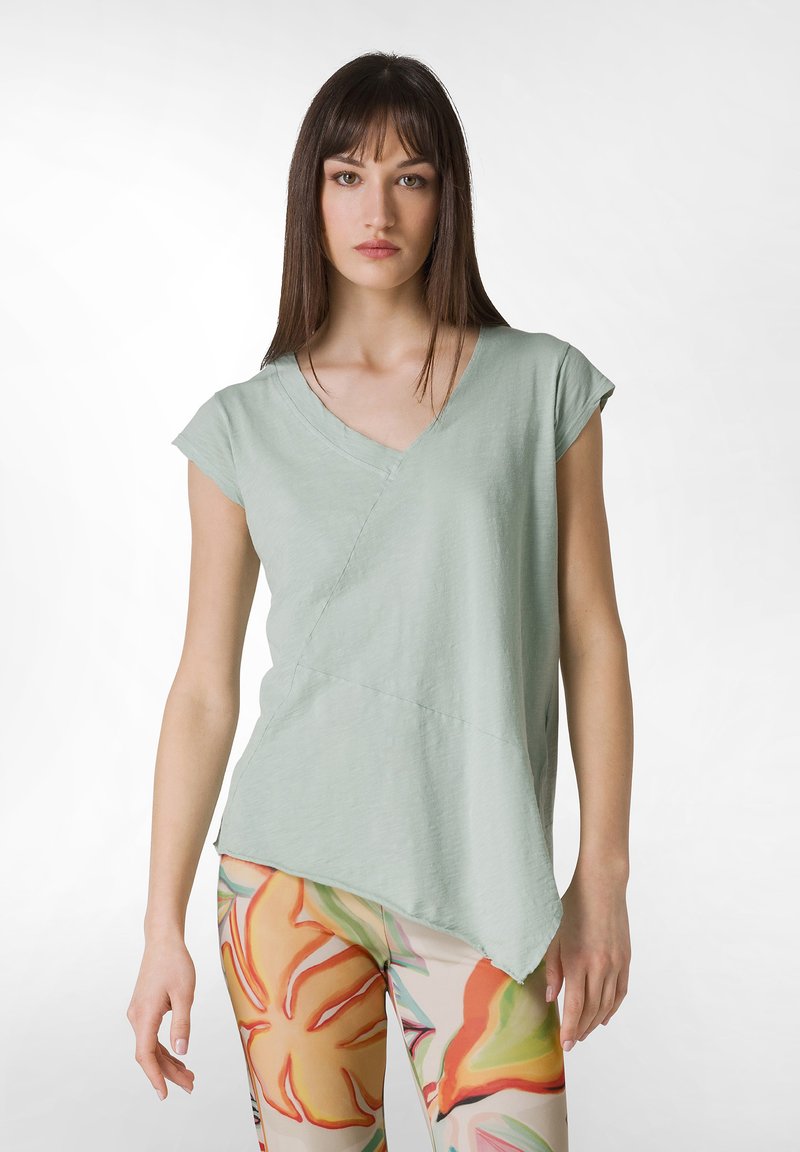 Deha Camiseta estampada - green sage