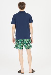 Cruz TOBY - Short de bain - print green leaf