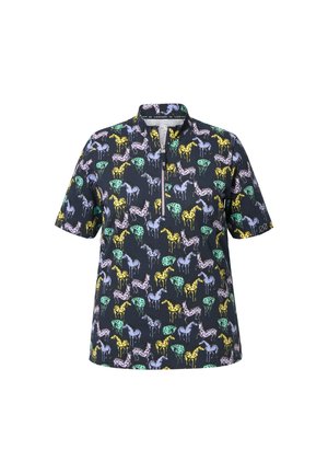 LAURASØN 1/2-ARM STEHKRAGEN  - T-shirt con stampa - marine