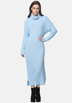 Strickkleid - blau