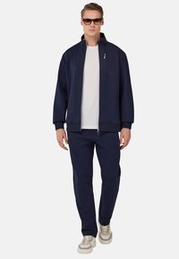 Boggi Milano Mikina so zipsom - navy blue