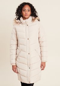 Breal LANGE MIT KAPUZE - Wintermantel - beige