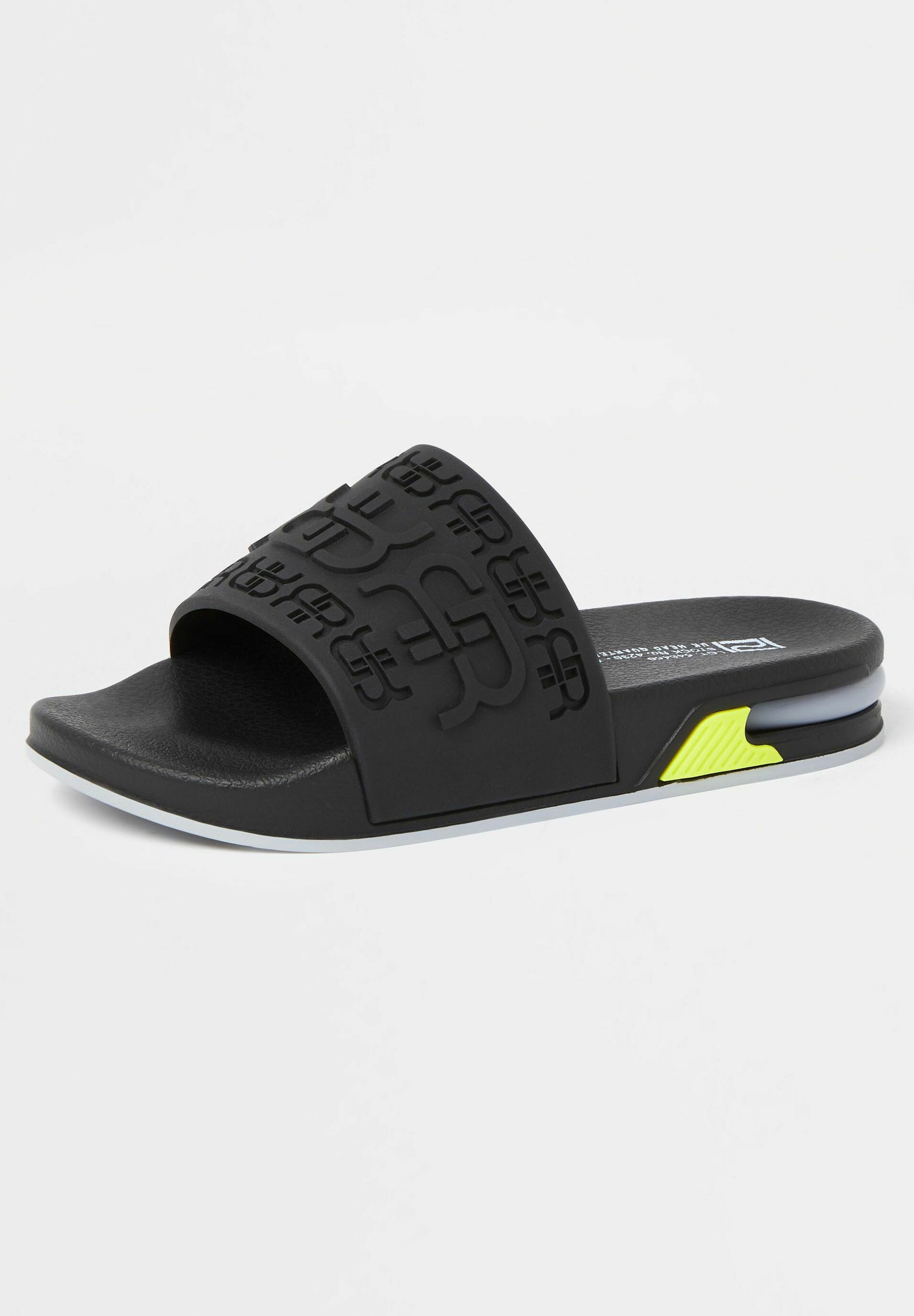 River Island Chanclas de baño - black/negro - Zalando.es