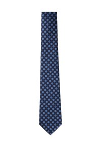 Unausgewählt, navy hellblau gemustert