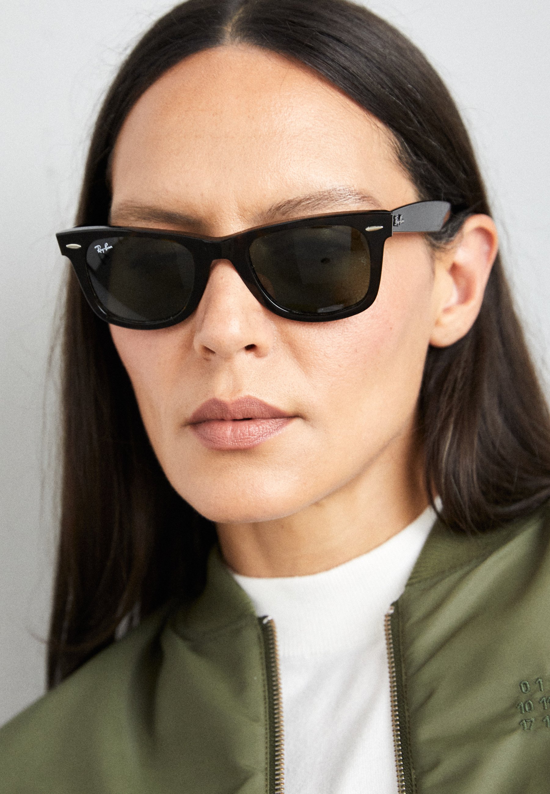Ray-Ban WAYFARER UNISEX - Sunglasses - black - Zalando