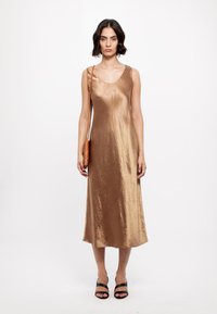 Max Mara Leisure TALETE - Koktailové šaty/večierkové šaty - cuoio