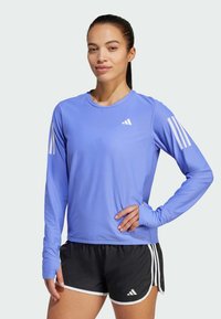 adidas Performance Langærmet T-shirt - semi blue