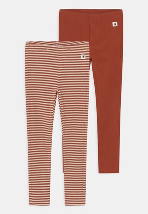 BASIC 2 PACK UNISEX - Legíny - dark dusty orange
