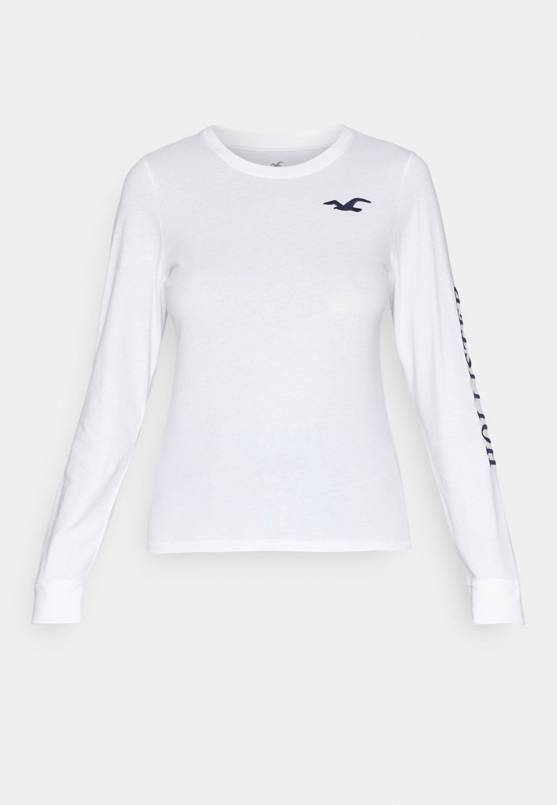 white hollister shirt womens