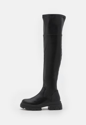 Over-the-knee boots - black