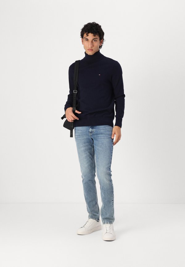 PIMA ROLL NECK - Jumper - desert sky3