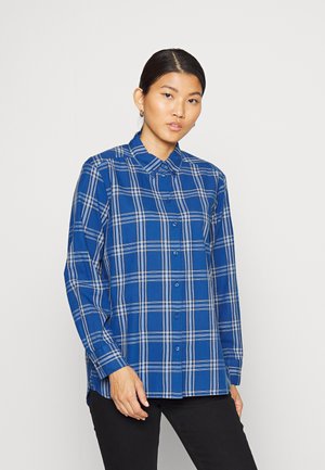 Button-down blouse - blue