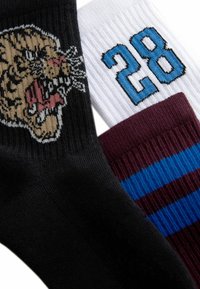 Next CUSHIONED FOOTBED 3 PACK - Zoknik - varsity tiger