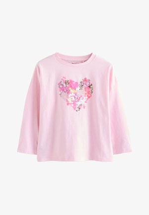 Next, REGULAR FIT - LONG SLEEVE SEQUIN - Maglietta a manica lunga - pink heart