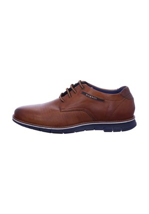 Lace-ups - hell  braun