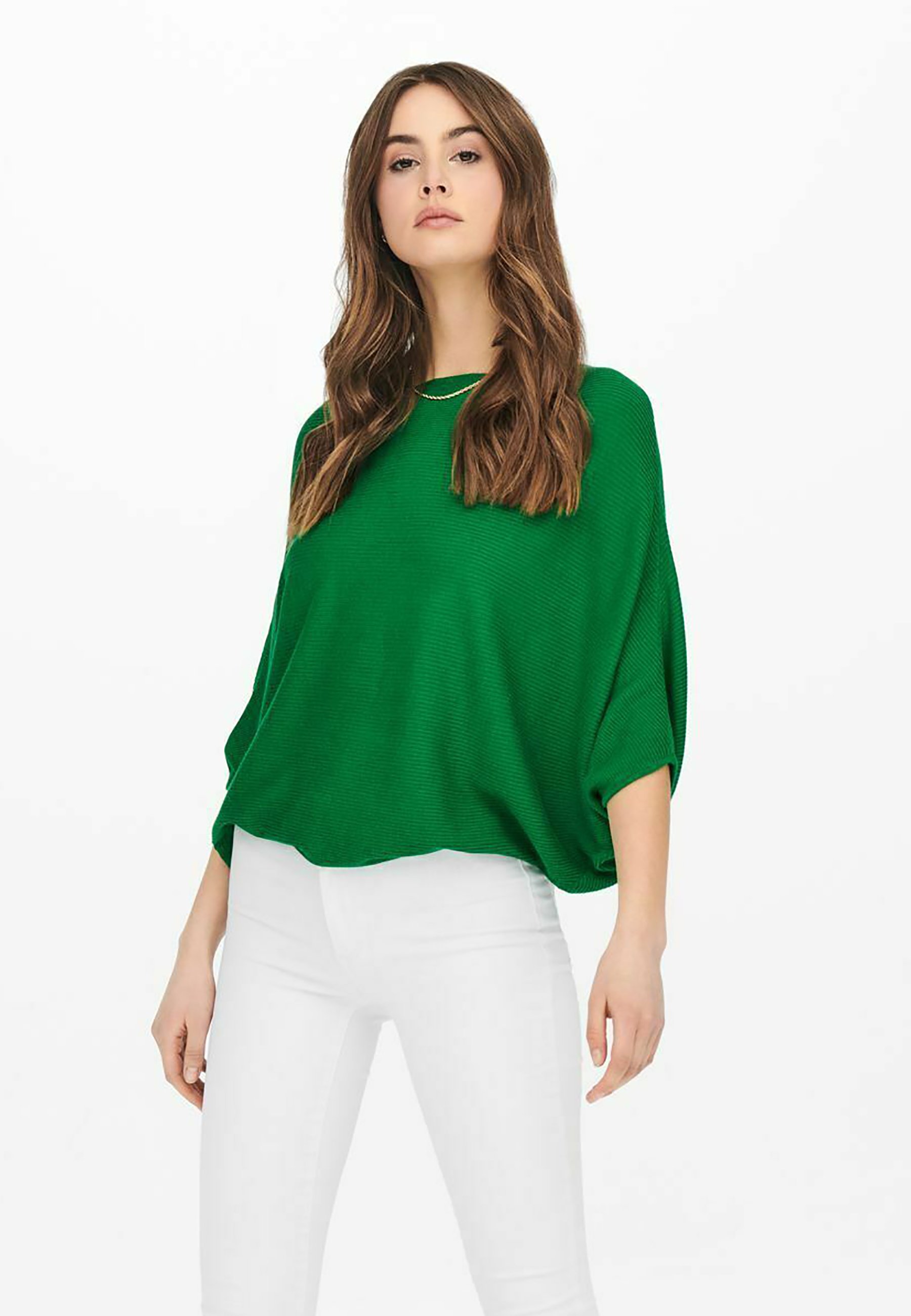 JDY BEHAVE BATSLEEVE - Trui - jolly green/groen - Zalando.nl