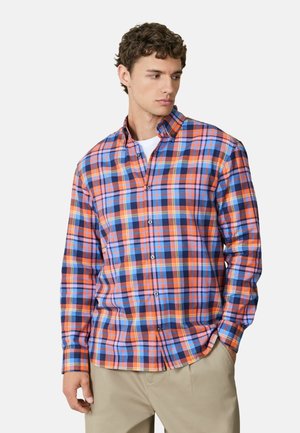 Next, REGULAR FIT - CHECK SOFT TOUCH SMART LONG SLEEVE SHIRT - Shirt - blue