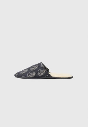 Papuče - tiger black/cream