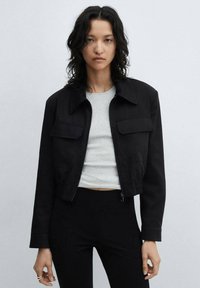 Mango - Light jacket - black Thumbnail Image 1