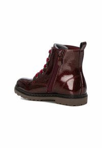 XTI Botines con cordones - burgundy