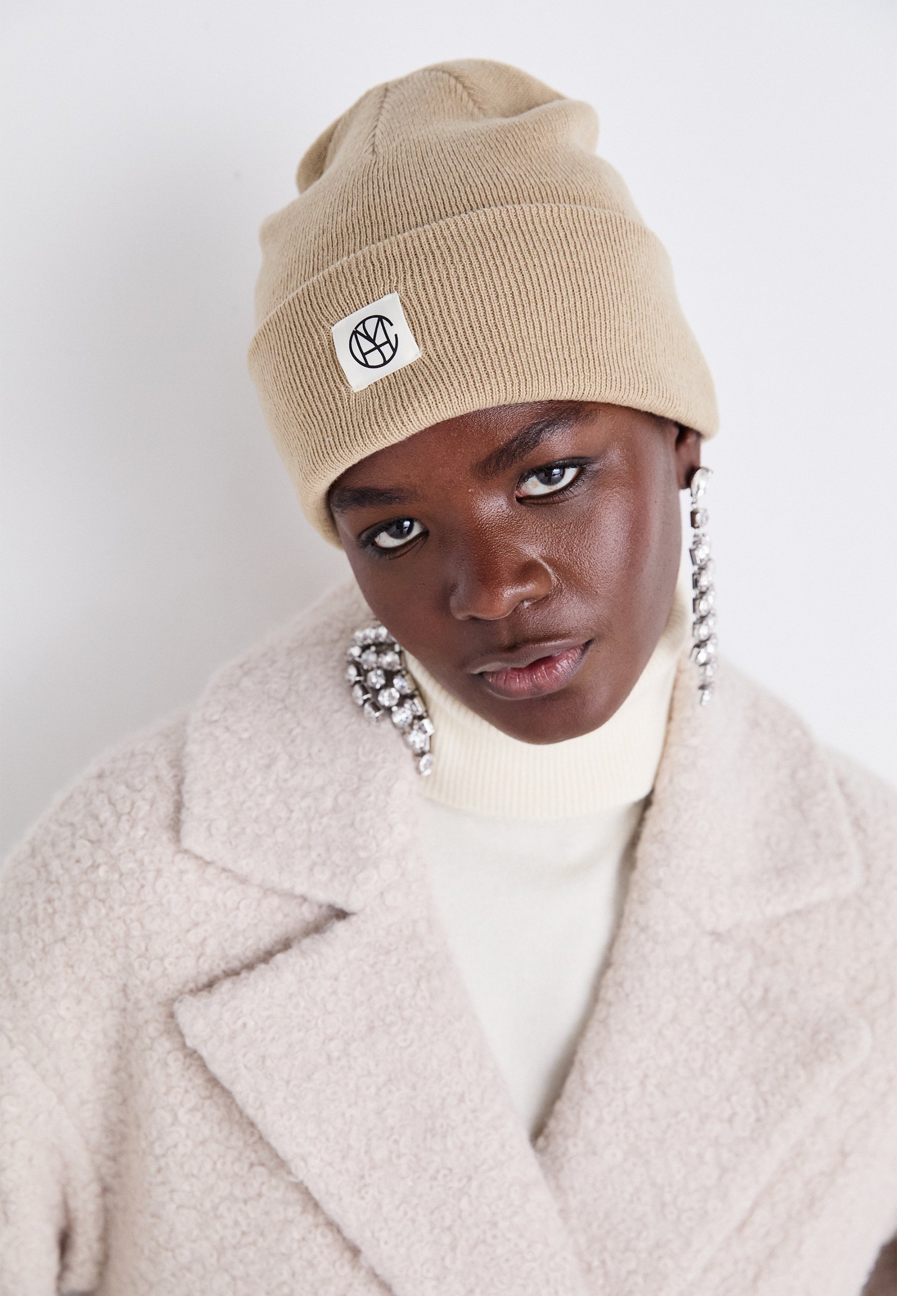 MSCH Copenhagen ICON BEANIE KEY - Beanie - beige - Zalando.co.uk